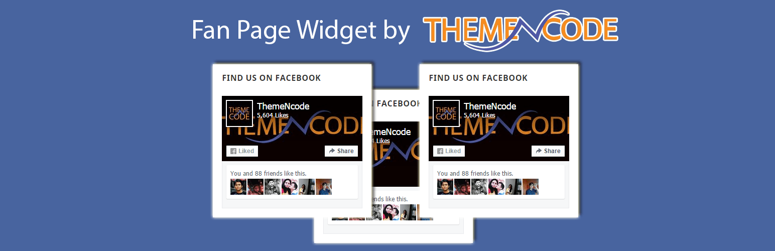 Banner of Fan Page widget by themencode
