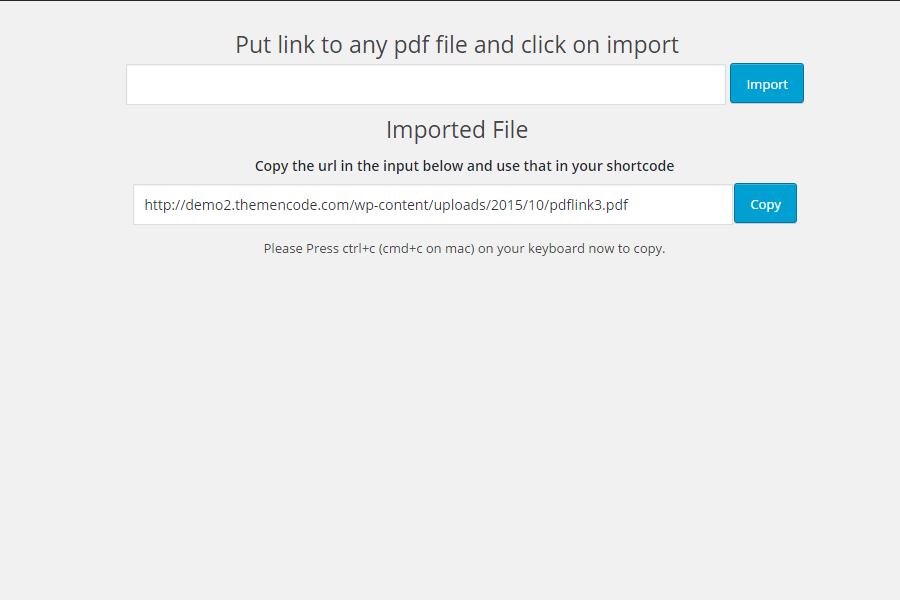 Import external PDF Files to Your Website with One Click!!