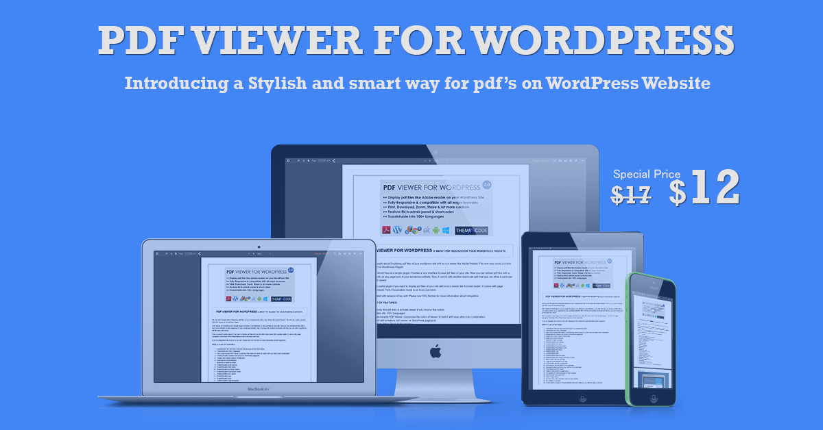 30% OFF on PDF Viewer for WordPress