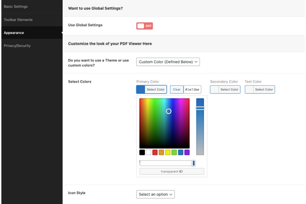 pdf-viewer-for-wordpress-color-picker