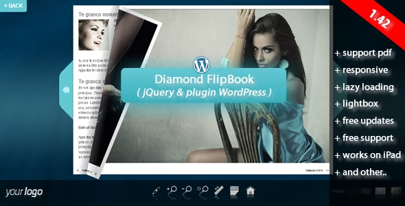 Flipbook WordPress Plugin Diamond banner