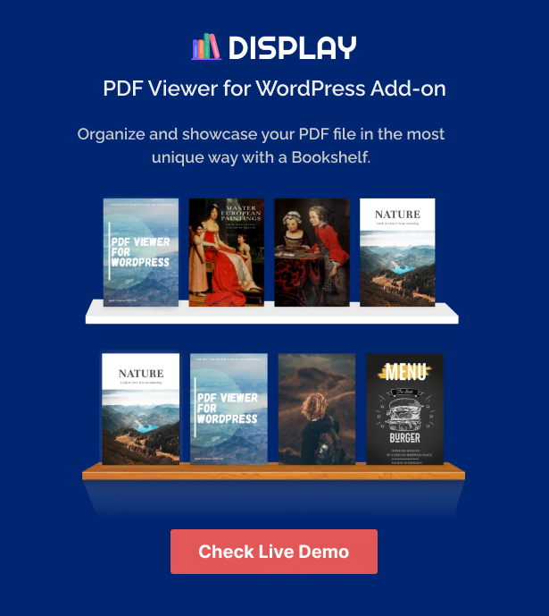 Display - PDF Viewer for WordPress Addon