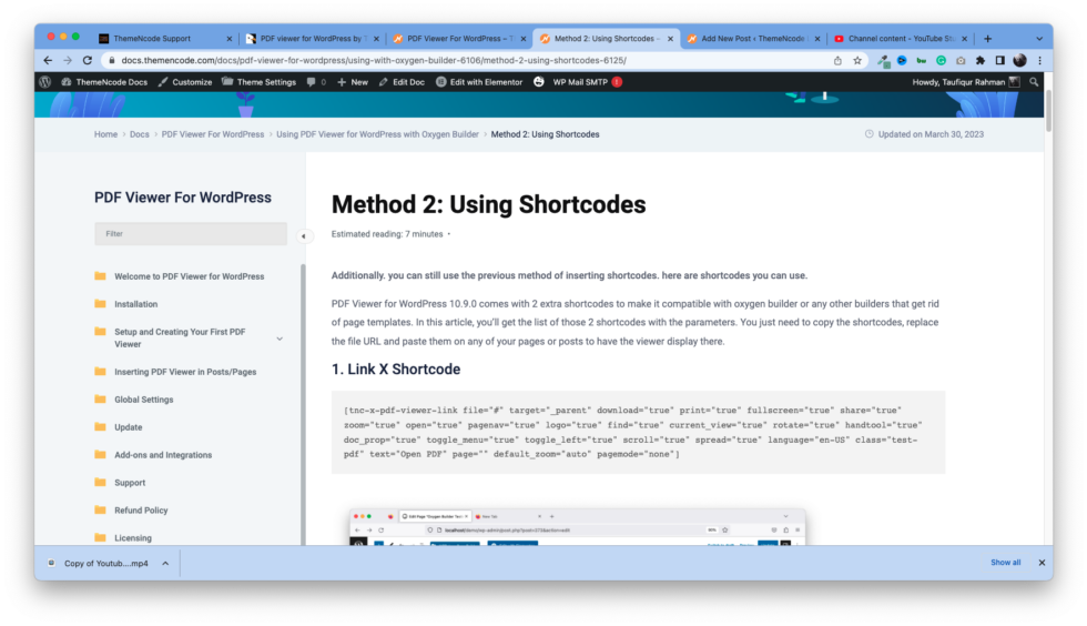 PDF viewer for WordPress Version 10.9.2 Released - ThemeNcode LLC
