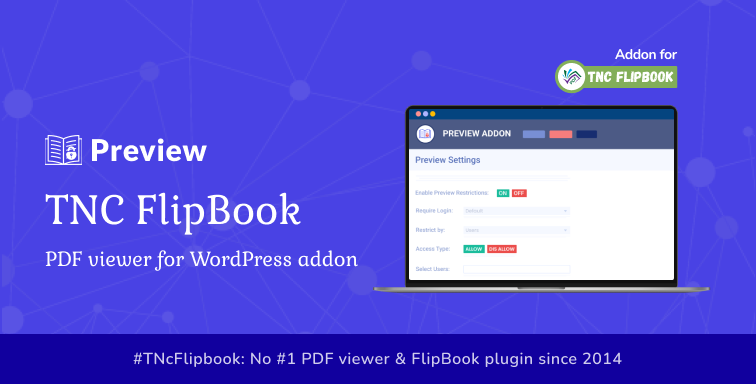 Preview - TNC FlipBook - PDF viewer for WordPress Addon