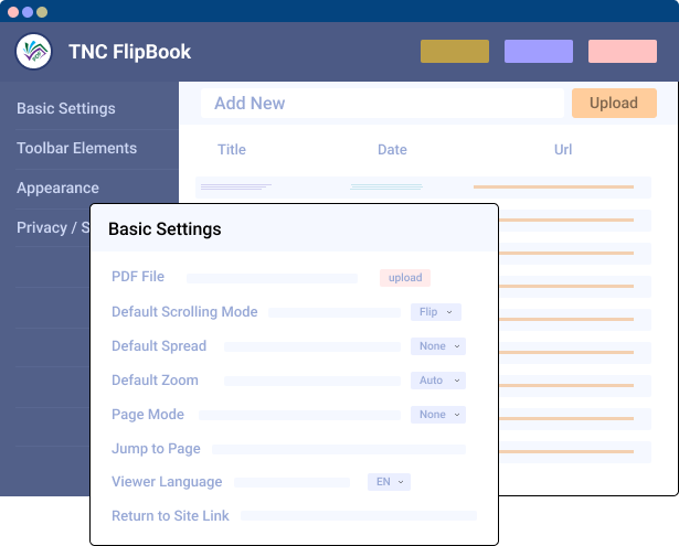 TNC FlipBook PDF viewer for WordPress No Size Limit Image