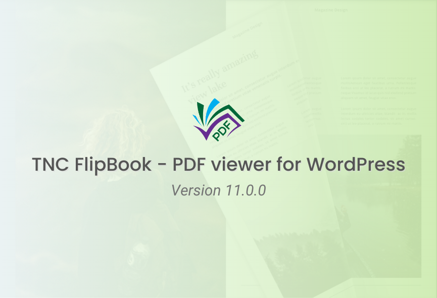 Introducing TNC FlipBook – PDF viewer for WordPress version 11