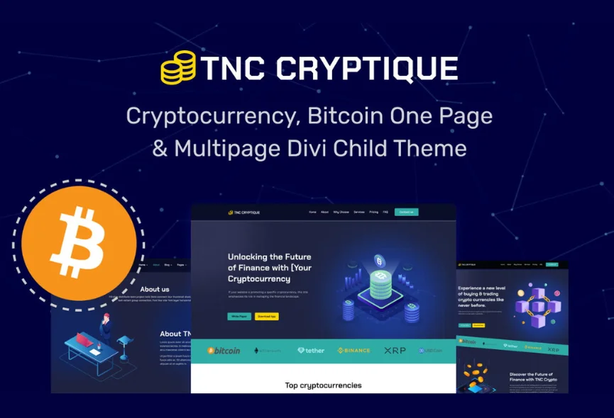 Best Crypto Child Theme For Divi – TNC Cryptique