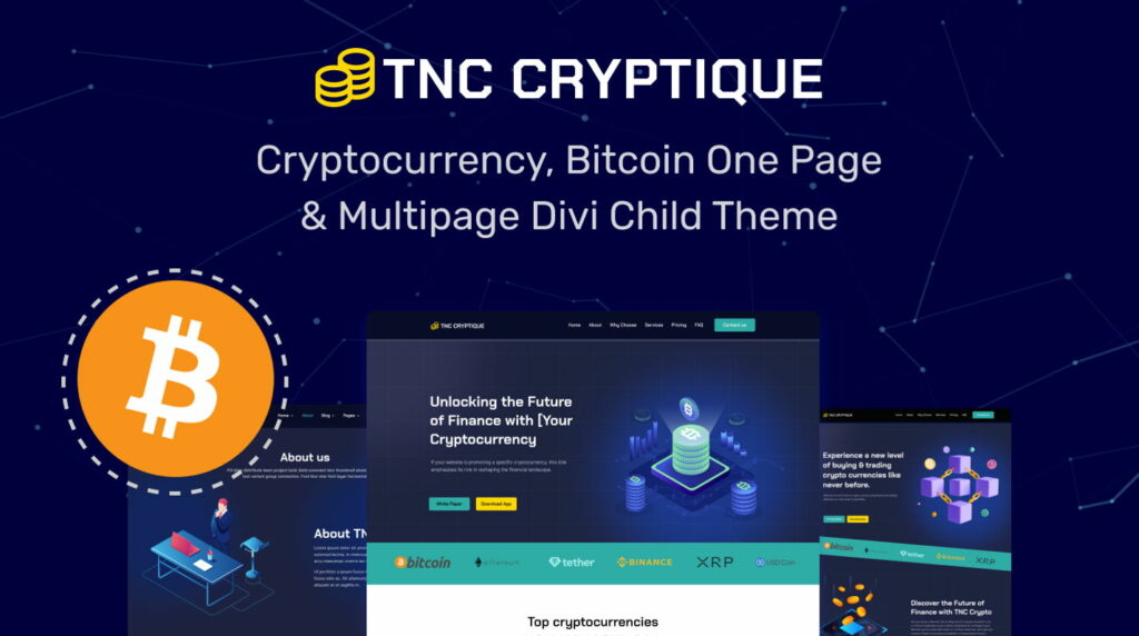 TNC Cryptique Divi Child Theme