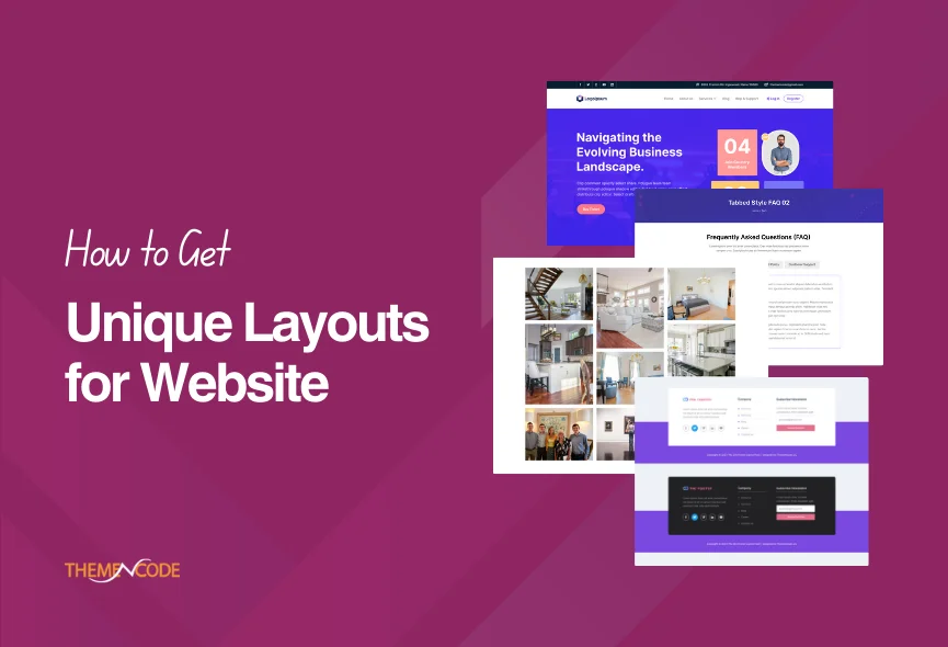 How to get unique layouts for your Divi website.