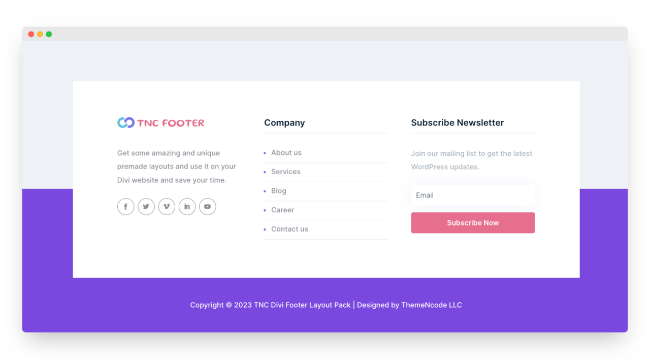 How to Make Your Divi Footer More Attractive? - ThemeNcode LLC