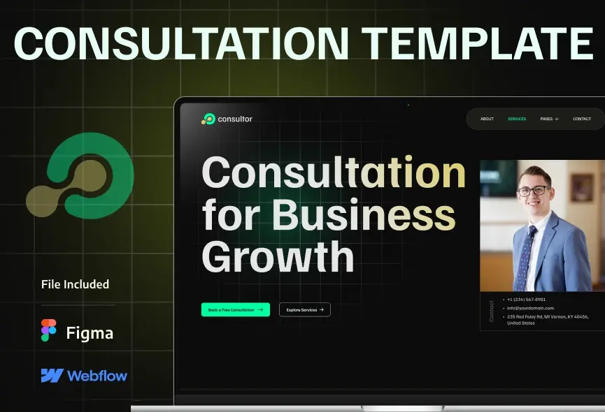 Consultor – New Webflow Consulting & Coaching Template