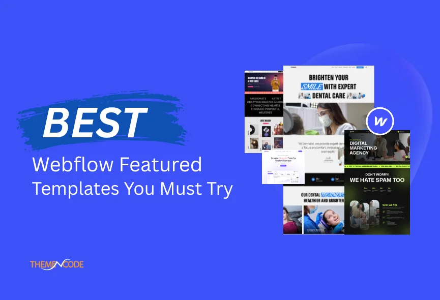 Best Webflow Featured Templates You Must Try