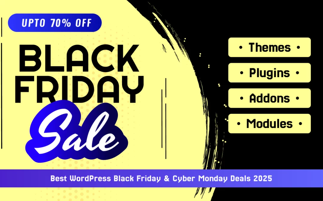 Best WordPress Black Friday & Cyber ​​Monday Sales 2025